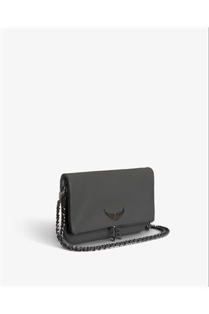 Rock Grained Leather ZADIG&VOLTAIRE | Borsa | LWBA00001ROAD SILVER